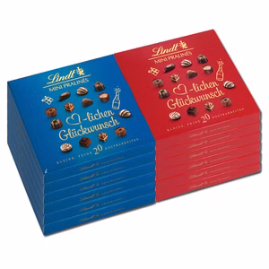 Lindt Geburtstags-Pralinen, Schokolade, 12 Packungen je 100g Lindt Geburtstags-Pralinen, Schokolade, 12 Packungen je 100g Bild 1