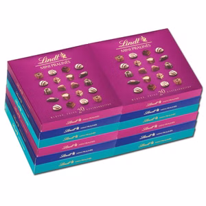 Lindt Mini Pralinen Mischung 12 Packungen je 100g Lindt Mini Pralinen Mischung 12 Packungen je 100g Bild 1