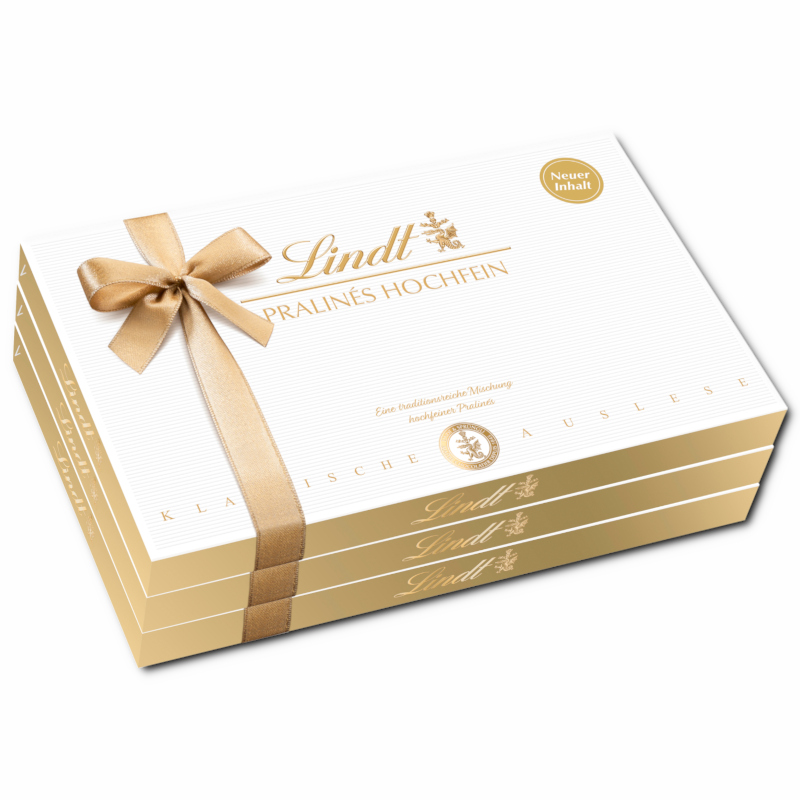 Lindt Pralinen Hochfein 3 Packungen je 500g Lindt Pralinen Hochfein 3 Packungen je 500g Bild 1