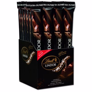 Lindt Lindor Dark 60% Stick 38g Schokolade 24 Stück Bild 1
