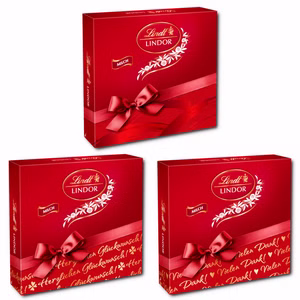 Lindt Lindor Kugeln Milch in einer Präsent Box, 8 Stück Bild 1