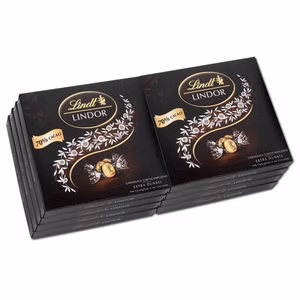 Lindt Lindor Kugeln Dark 70% in einer Präsent Box, 8 Stück Lindt Lindor Kugeln Dark 70% in einer Präsent Box, 8 Stück Bild 1