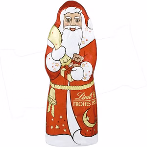 Lindt Weihnachtsmann 40g, Vollmilch Schokolade 45 Stück Bild 1
