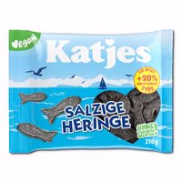 Katjes Salzige Heringe, Lakritz, 18 Beutel je 210g Katjes Salzige Heringe, Lakritz, 18 Beutel je 210g Bild 3