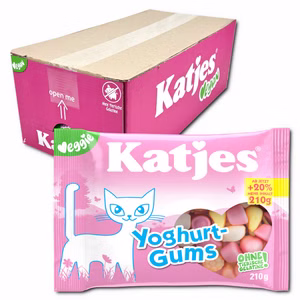 Katjes Yoghurt-Gums, Soft-Fruchtgummi, 20 Beutel je 210g Bild 1