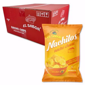 Nachitos Nacho Cheese, Chips, 18 Beutel je 100g Nachitos Nacho Cheese, Chips, 18 Beutel je 100g Bild 1