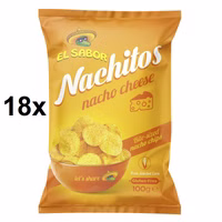 Nachitos Nacho Cheese, Chips, 18 Beutel je 100g Nachitos Nacho Cheese, Chips, 18 Beutel je 100g Bild 1