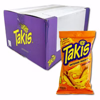 Takis Intense Nacho Non-Spicy, Chips, 18 Beutel je 100g Takis Intense Nacho Non-Spicy, Chips, 18 Beutel je 100g Bild 1