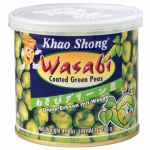 Khao Shong Grüne Erbsen mit Wasabi 140g Dose Khao Shong Grüne Erbsen mit Wasabi 140g Dose Bild 1