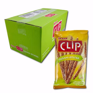 Ülker Clip Sesam Sticks, Snackgebäck, 32 Beutel je 50g Bild 1