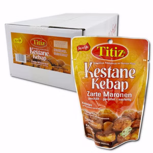Titiz Kestane Kebap Zarte Maronen geröstet 30 Beutel je 125g Bild 1
