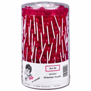 Küfa Kirschen Mini-Lutscher, Lolly, 500 Stück Küfa Kirschen Mini-Lutscher, Lolly, 500 Stück Bild 1