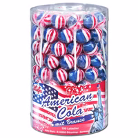 Küfa American Cola Lutscher mit Brause, Lolly 100 Stück Küfa American Cola Lutscher mit Brause, Lolly 100 Stück Bild 1