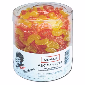 Küfa A & C Schnitten Fruchtbonbons 2 Kg Küfa A & C Schnitten Fruchtbonbons 2 Kg Bild 1