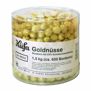 Küfa Goldnüsse 1,5 Kg, Bonbons Küfa Goldnüsse 1,5 Kg, Bonbons Bild 1