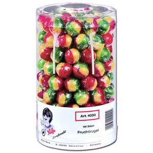 Küfa Frucht-Kugel-Lutscher, Lolly, 100 Stück Küfa Frucht-Kugel-Lutscher, Lolly, 100 Stück Bild 1