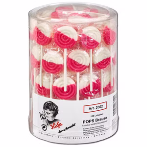 Küfa Pops Brause, Lutscher, Lolly, 100 Stück Küfa Pops Brause, Lutscher, Lolly, 100 Stück Bild 1