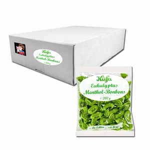 Küfa Euka-Menthol Bonbons, Halsbonbons, 30 Beutel je 200g Küfa Euka-Menthol Bonbons, Halsbonbons, 30 Beutel je 200g Bild 1