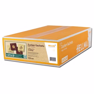 Hellma Zucker Sachet, Feinzucker, Portionen, 1000 Beutel Bild 1