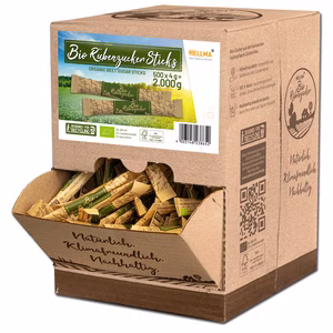 Hellma Bio-Rübenzucker-Sticks, 500 Stück Bild 1