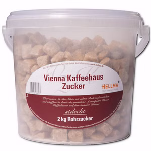 Hellma Wiener Kaffeehaus Zucker lose, 2 kg Bild 1
