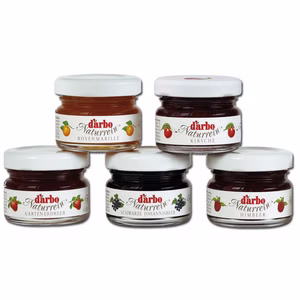 Darbo Konfitüre Sortiment im Miniglas, Naturrein, 60 Stück Bild 1