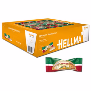 Hellma Cantuccini mit Mandeln, 60 Kekse einzeln verpackt Bild 1