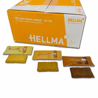 Hellma Feines Gebäck 3er Mix, 200 Kekse einzeln verpackt Hellma Feines Gebäck 3er Mix, 200 Kekse einzeln verpackt Bild 1