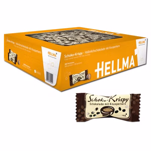 Hellma Schoko Krispy Vollmilch Knusperkugel 380 Stück Bild 1