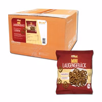 Hellma Mini Laugengebäck, Brezel, 70 Beutel je 15g Hellma Mini Laugengebäck, Brezel, 70 Beutel je 15g Bild 1
