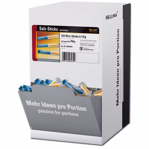 Hellma Salzsticks Speisesalz-Portionen, 750 Stück Bild 1