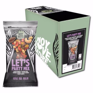 NoyNuts Lets Party Mix, Nussmischung, 12 Beutel je 45g NoyNuts Lets Party Mix, Nussmischung, 12 Beutel je 45g Bild 1