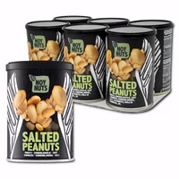 NoyNuts Salted Peanuts, Erdnüsse, 6 Dosen je 150g NoyNuts Salted Peanuts, Erdnüsse, 6 Dosen je 150g Bild 1