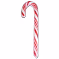 Zuckerstange Schirme rot, weiß, gebogen, 50 Stück Bild 2