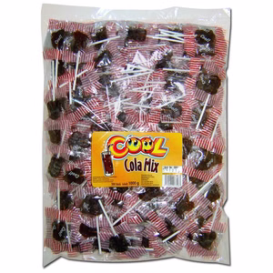 Cool Cola Mix Lutscher, Lolly, 200 Stück Cool Cola Mix Lutscher, Lolly, 200 Stück Bild 1