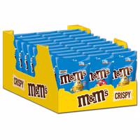 M&Ms Crispy, Schokolade, Kugeln, 30 Beutel je 128g M&Ms Crispy, Schokolade, Kugeln, 30 Beutel je 128g Bild 1