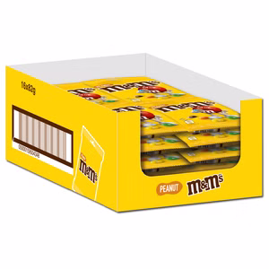 M&Ms Peanut Big Pack, Erdnuss, Schokolade, 16 Beutel je 82g Bild 1