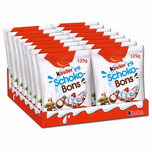 Ferrero Kinder Schoko-Bons, Bonbon Schokolade 16 Btl je 125g Bild 1