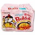 Samyang Buldak Hot Chicken Carbonara, Ramen, 5 Packungen je 130g Bild 1