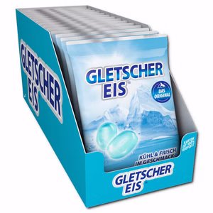 Gletschereis, Erfrischungs-Bonbon, 14 Beutel je 200g Gletschereis, Erfrischungs-Bonbon, 14 Beutel je 200g Bild 1