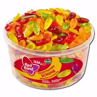 Red Band Fruchtgummi Schuhe, 500 Stück Red Band Fruchtgummi Schuhe, 500 Stück Bild 1