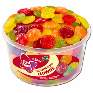 Red Band Fruchtgummi Clowns, 300 Stück Red Band Fruchtgummi Clowns, 300 Stück Bild 1