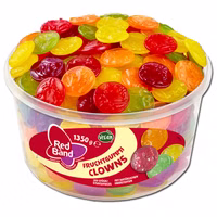 Red Band Fruchtgummi Clowns, 300 Stück Red Band Fruchtgummi Clowns, 300 Stück Bild 1
