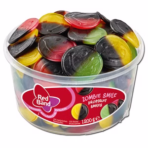 Red Band Zombie Smile, Fruchtgummi, Lakritz, 100 Stück Bild 1