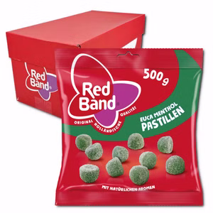 Red Band Euca Menthol Pastillen 12 Beutel je 500g Red Band Euca Menthol Pastillen 12 Beutel je 500g Bild 1