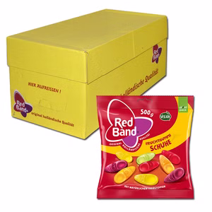 Red Band Fruchtgummi Schuhe 12 Beutel je 500g Red Band Fruchtgummi Schuhe 12 Beutel je 500g Bild 1