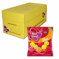 Red Band Mini Smile Fruchtgummi 12 Beutel je 500g Red Band Mini Smile Fruchtgummi 12 Beutel je 500g Bild 1