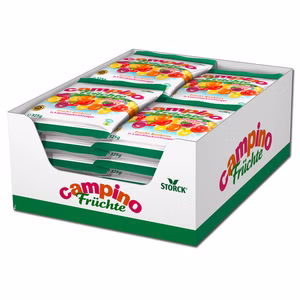 Storck Campino Früchte Bonbons 15 Beutel je 325g Storck Campino Früchte Bonbons 15 Beutel je 325g Bild 1