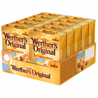 Werthers Orginal Minis, Bonbon ohne Zucker 10 Packungen Werthers Orginal Minis, Bonbon ohne Zucker 10 Packungen Bild 1