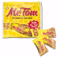 Mr. Tom Peanut Minis, Erdnussriegel, 200g Beutel Mr. Tom Peanut Minis, Erdnussriegel, 200g Beutel Bild 1
